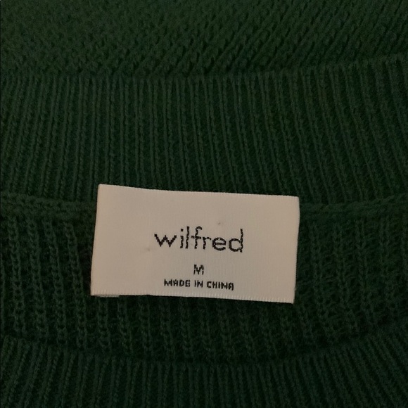 Aritzia Wilfred Green Sweater - Picture 2 of 4